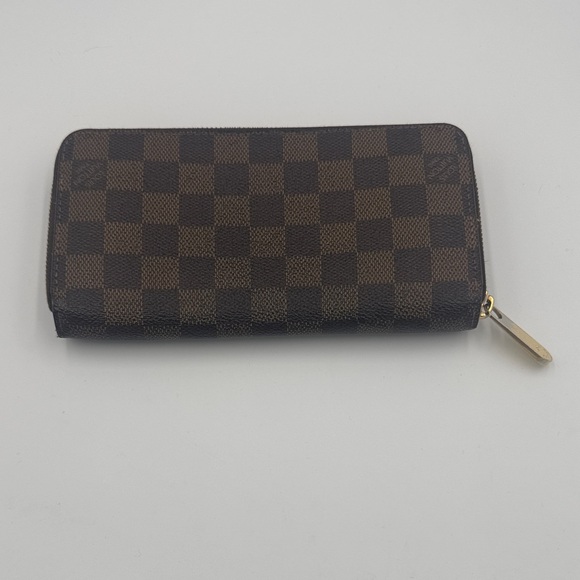 Louis Vuitton Handbags - Louis Vuitton Damier Ebene Wallet with Gold Accent